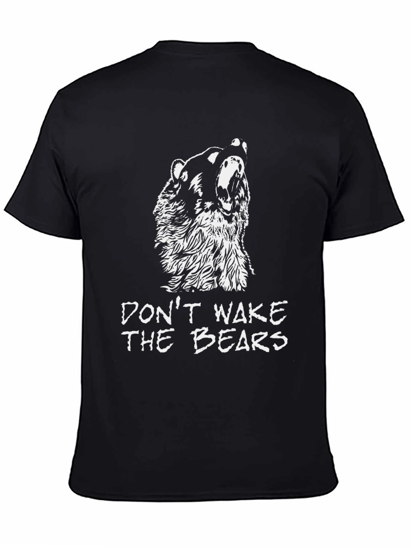 Dont Wake The Bears T-Shirt - Black