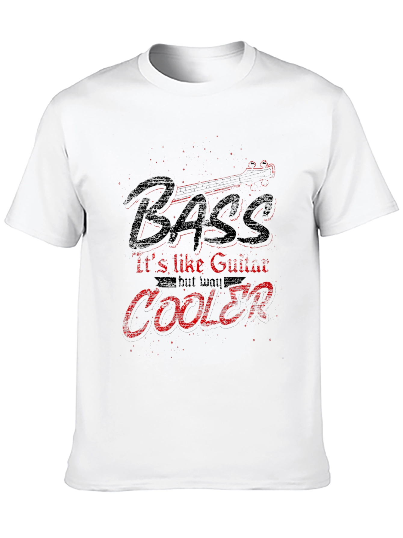 Bass is Cooler Mens Graphic T-Shirt