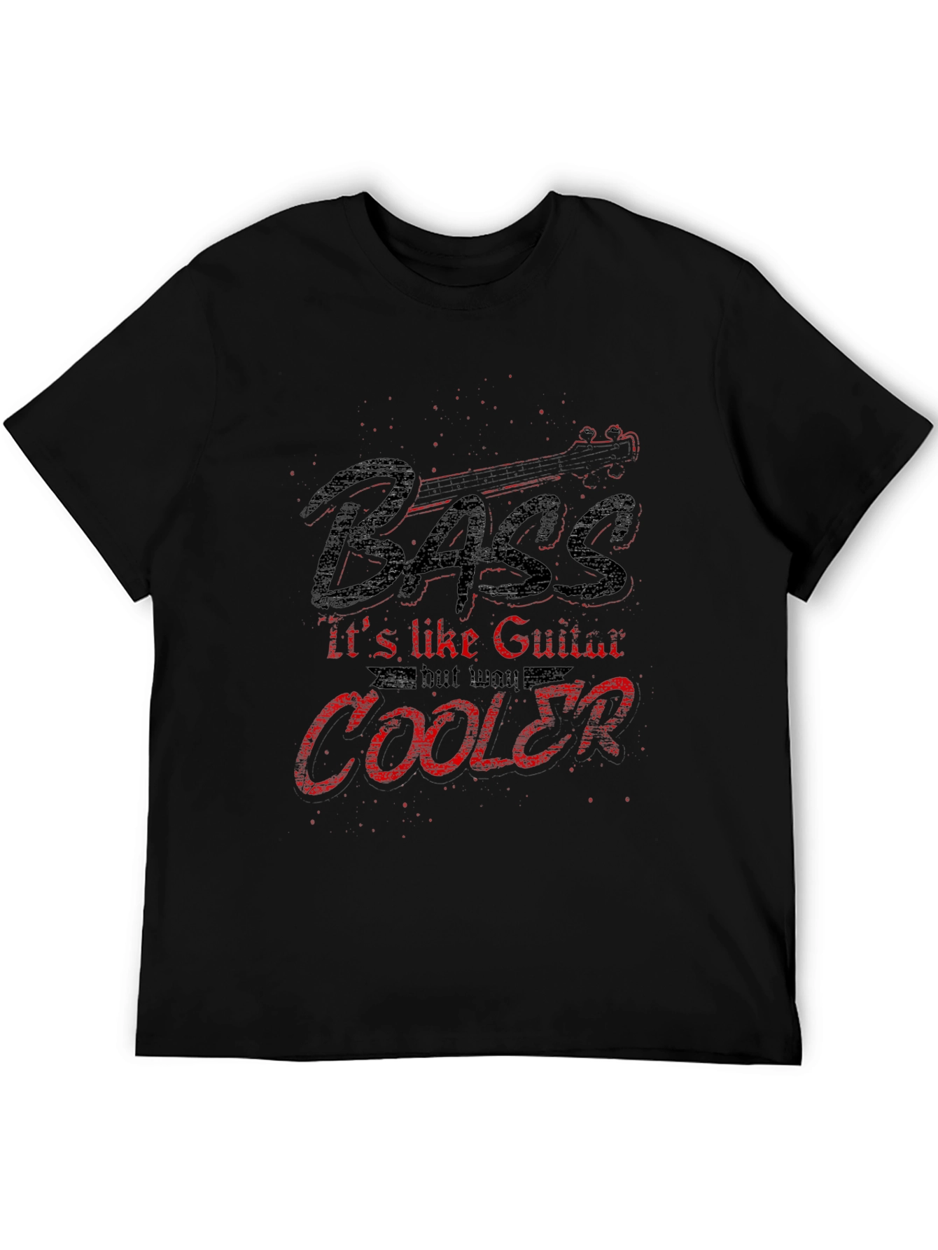 Bass is Cooler Mens Graphic T-Shirt