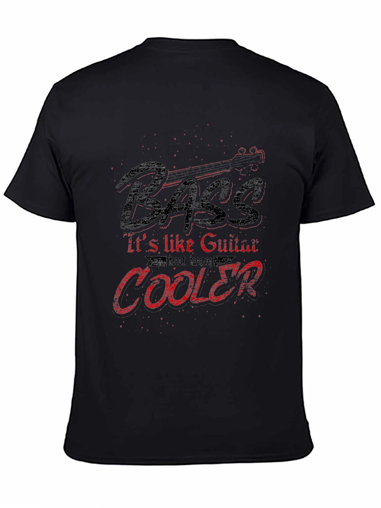 Bass is Cooler Mens Graphic T-Shirt