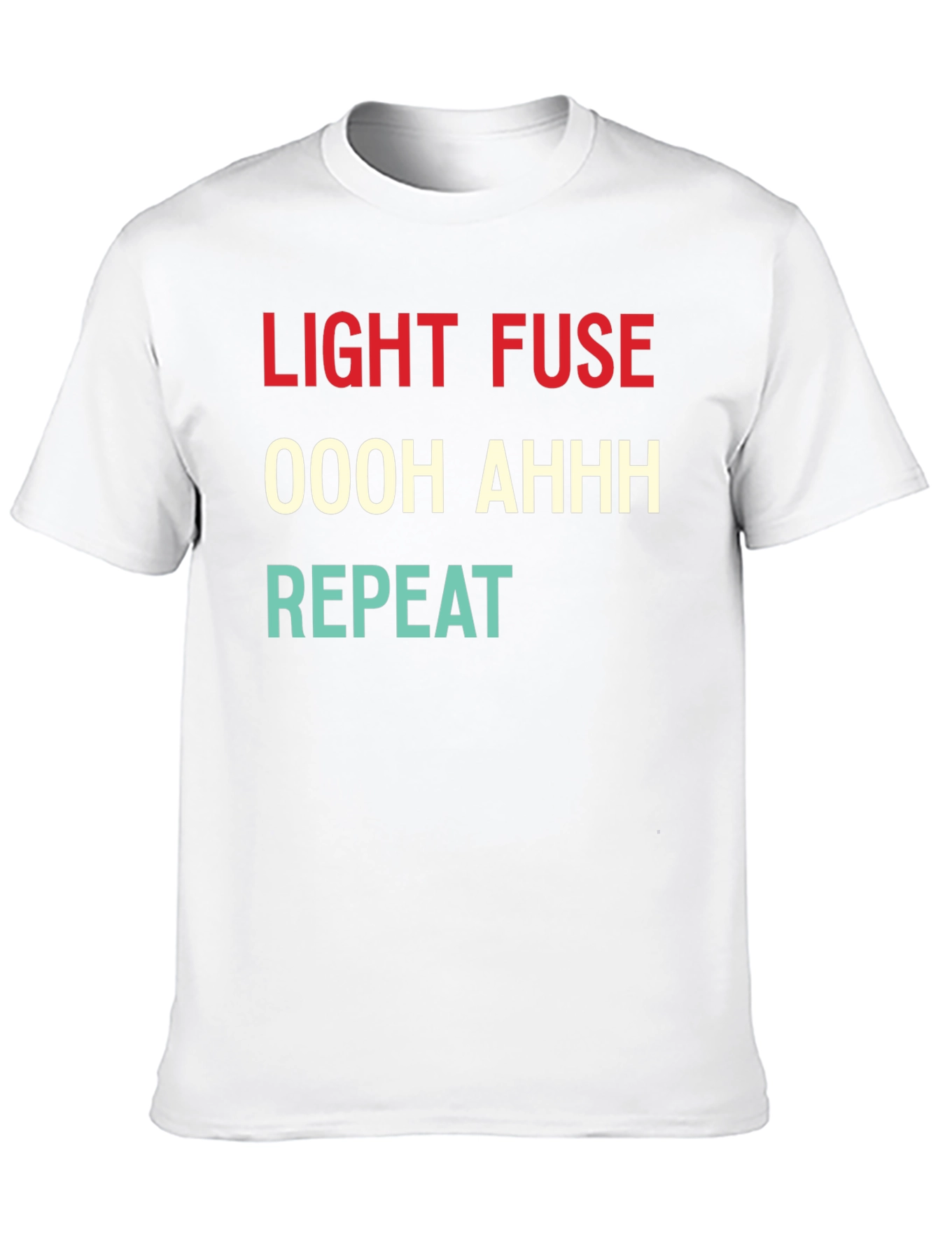 Light Fuse T-Shirt - Funny Fireworks Design
