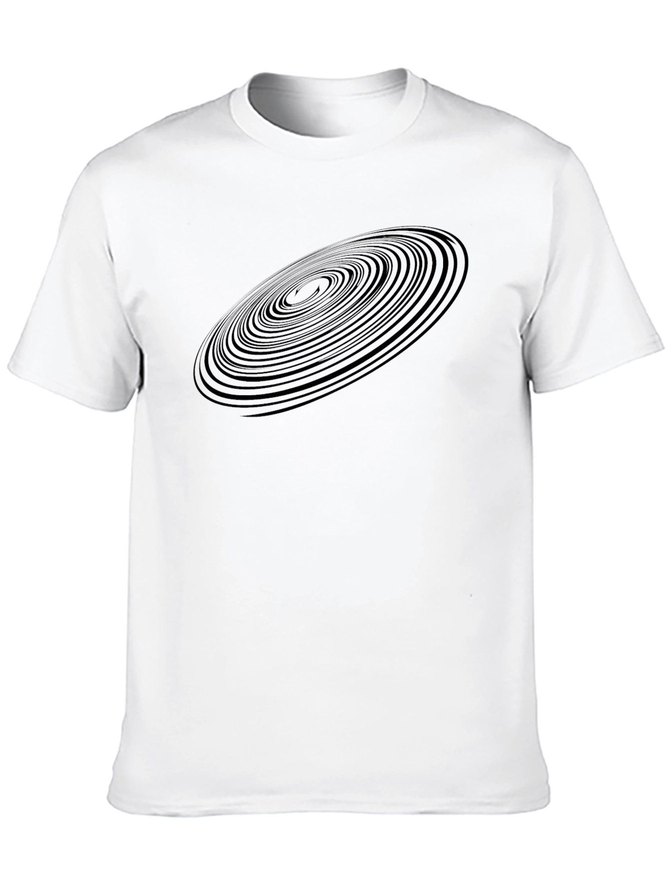Black Spiral Graphic Tee