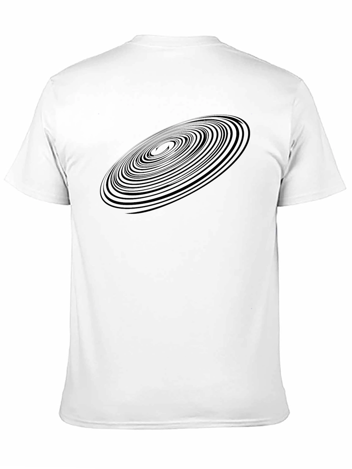 Black Spiral Graphic Tee