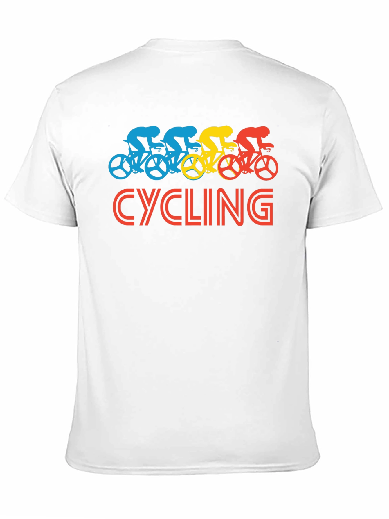 Cycling Graphic Tee - Retro Style