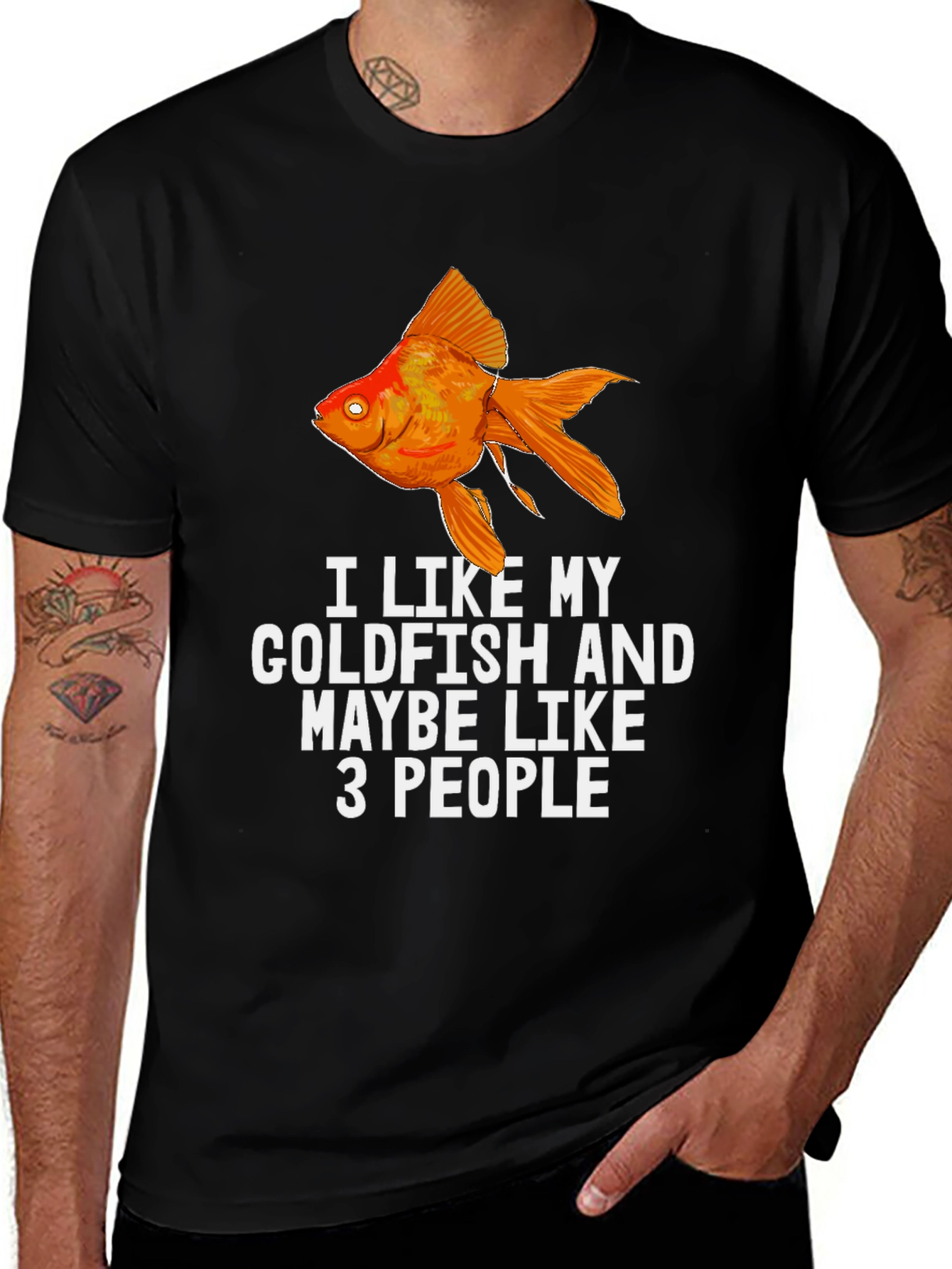 I Like My Goldfish Graphic Tee