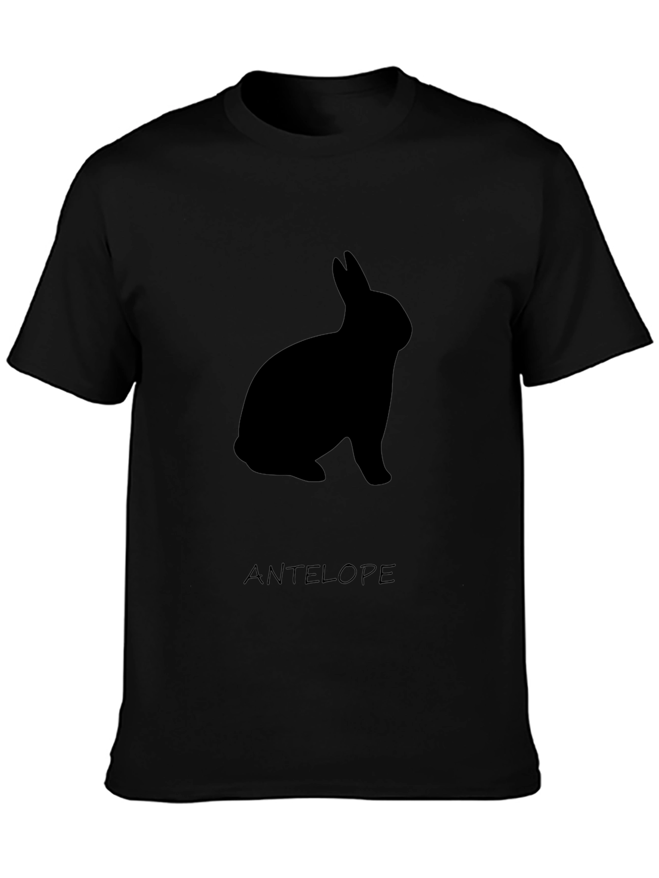 Black Rabbit Graphic Tee - Casual Comfort