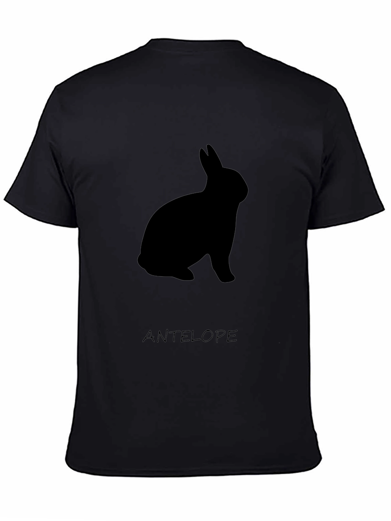 Black Rabbit Graphic Tee - Casual Comfort