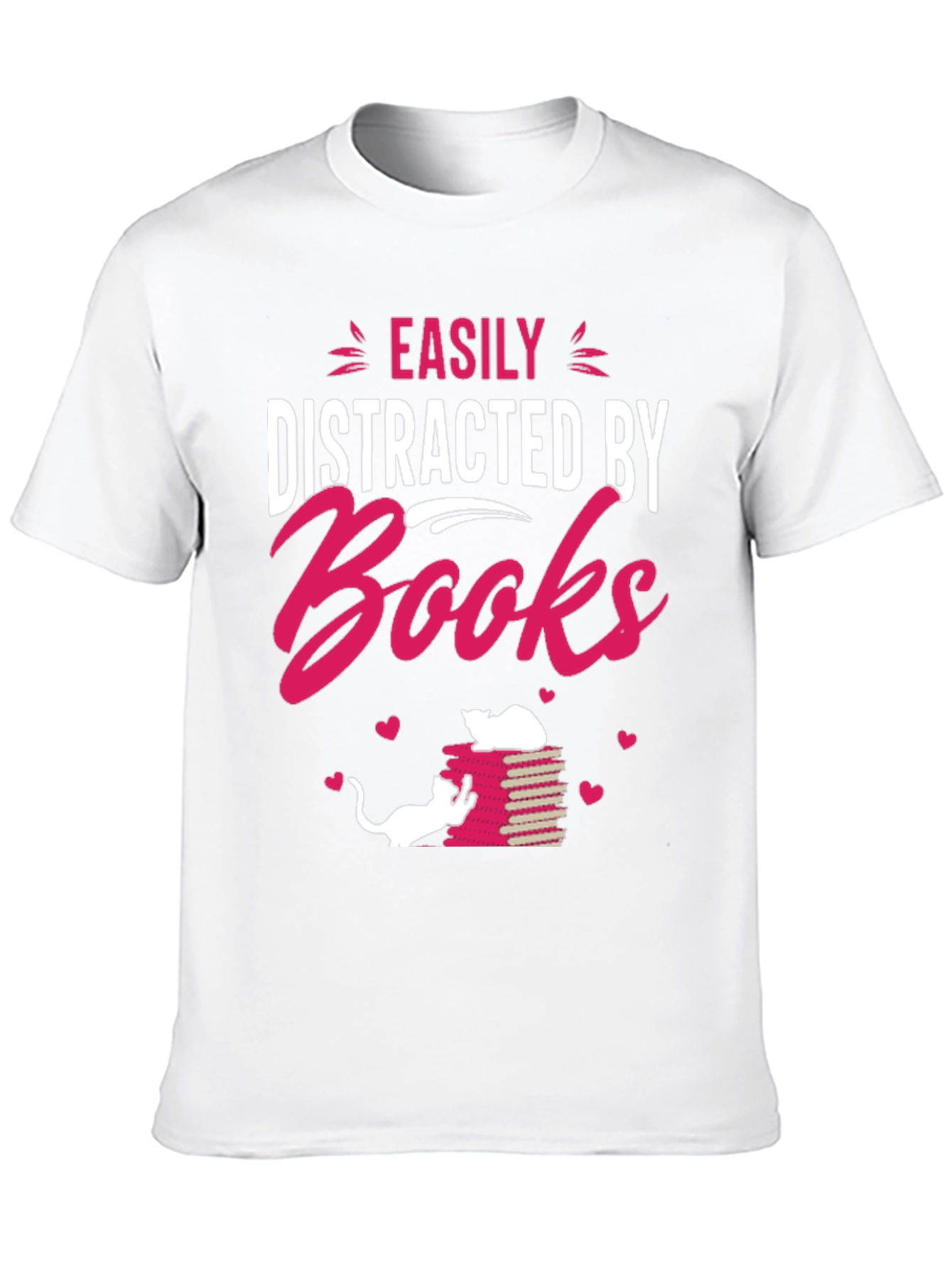 Easily Distracted by Books T-Shirt