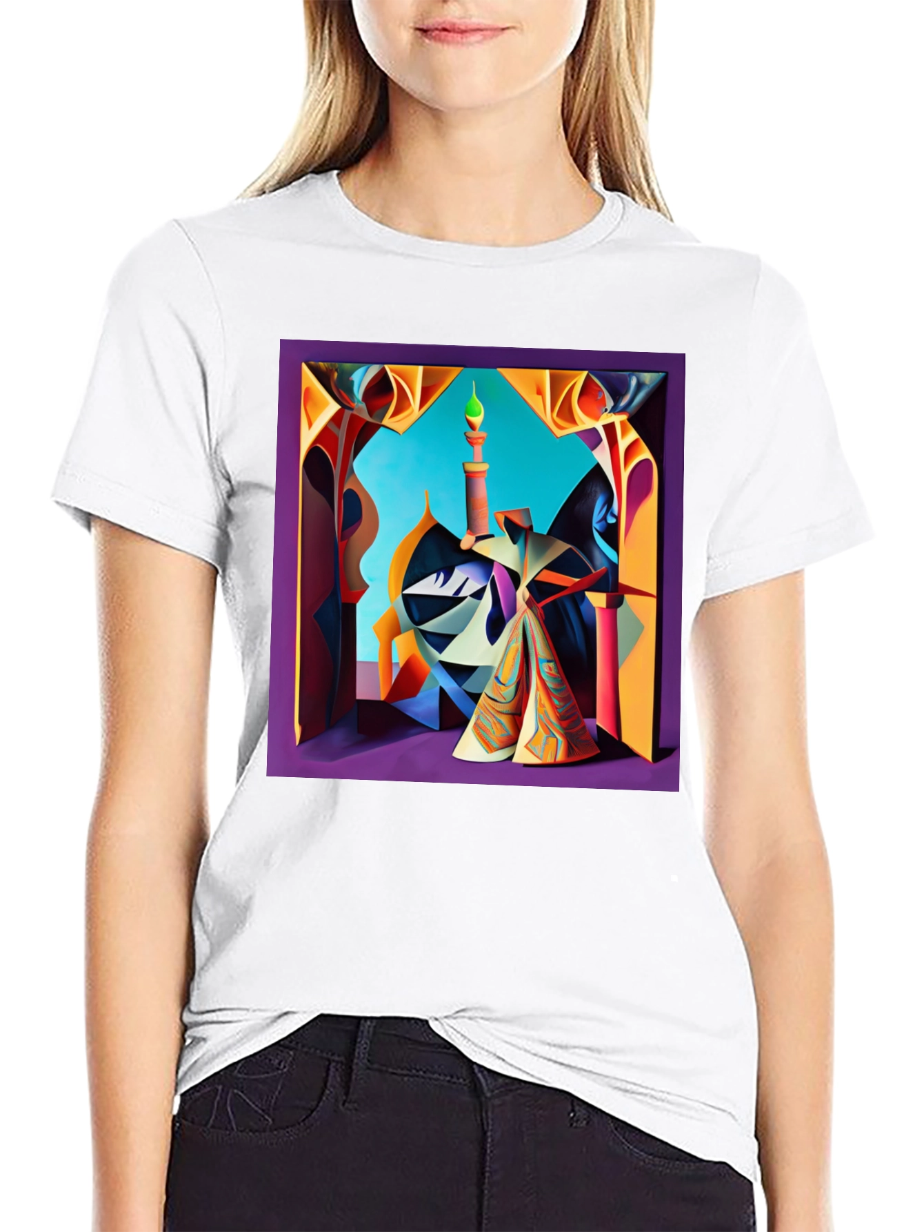 Abstract Mosque Art Graphic Tee