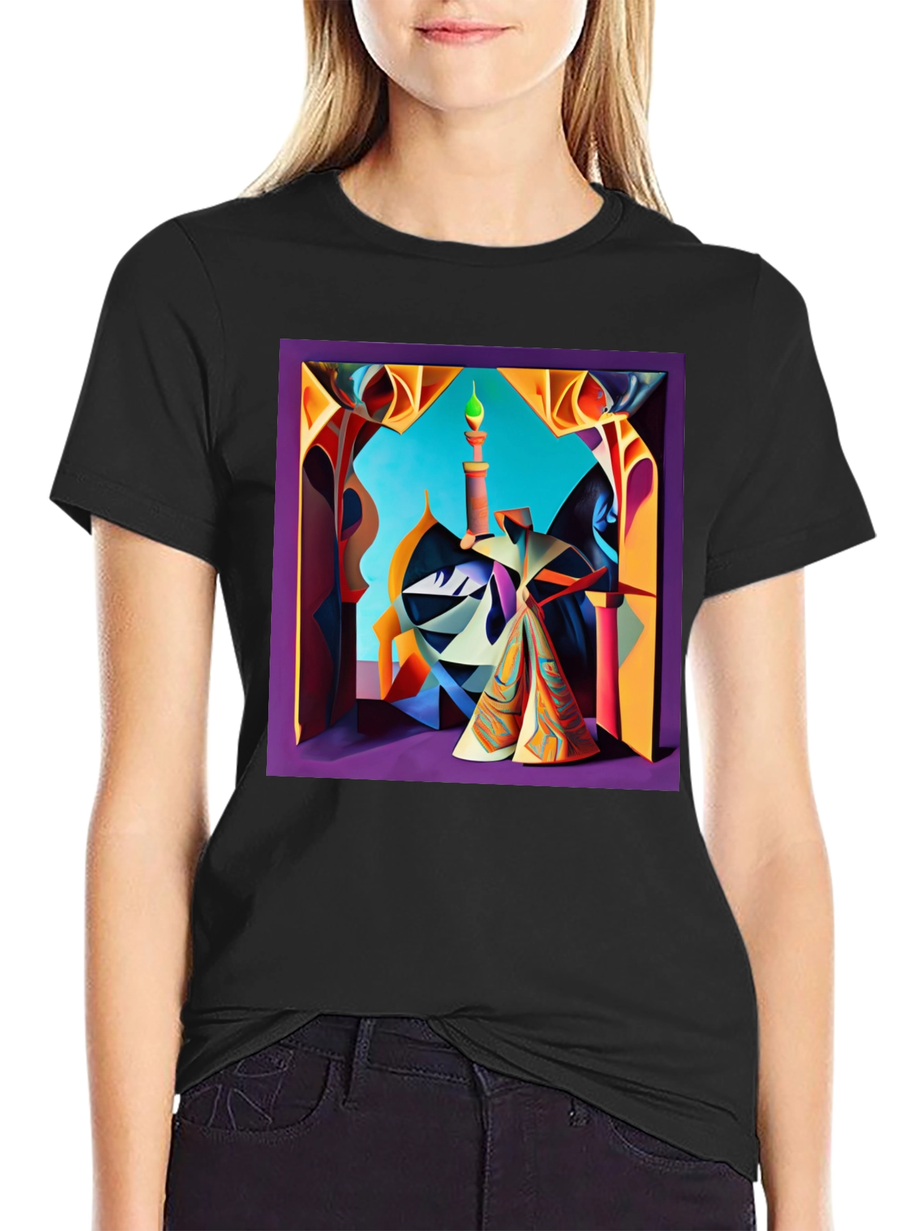 Abstract Mosque Art Graphic Tee
