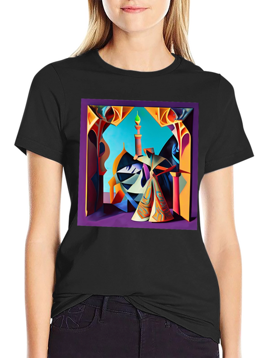 Abstract Mosque Art Graphic Tee
