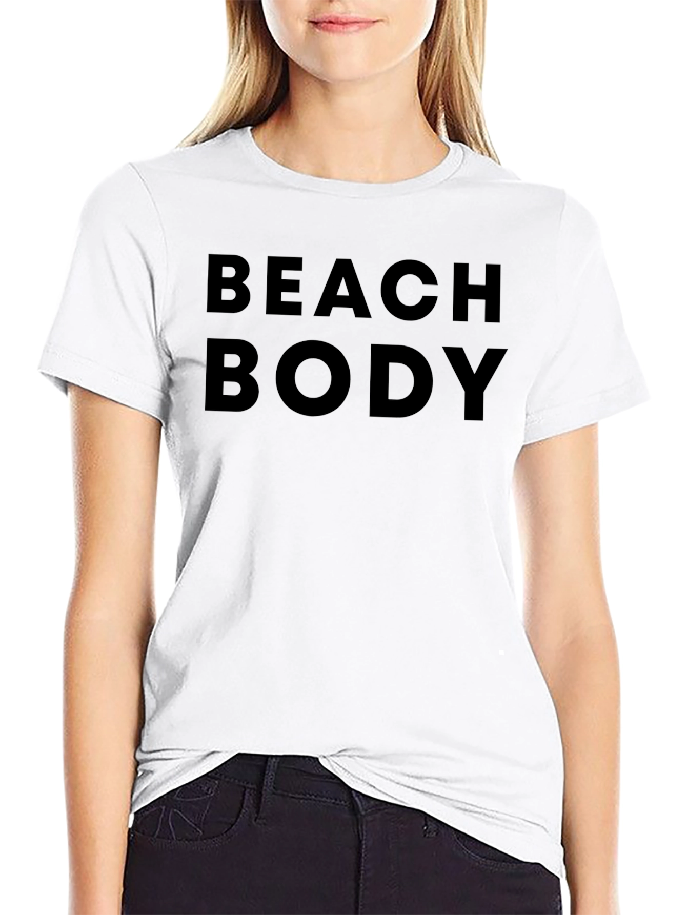 Beach Body Black T-Shirt