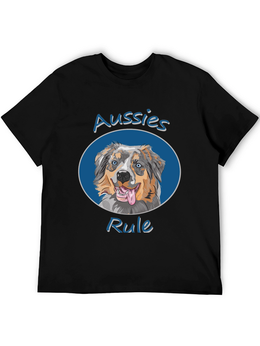 Aussies Rule Dog T-Shirt