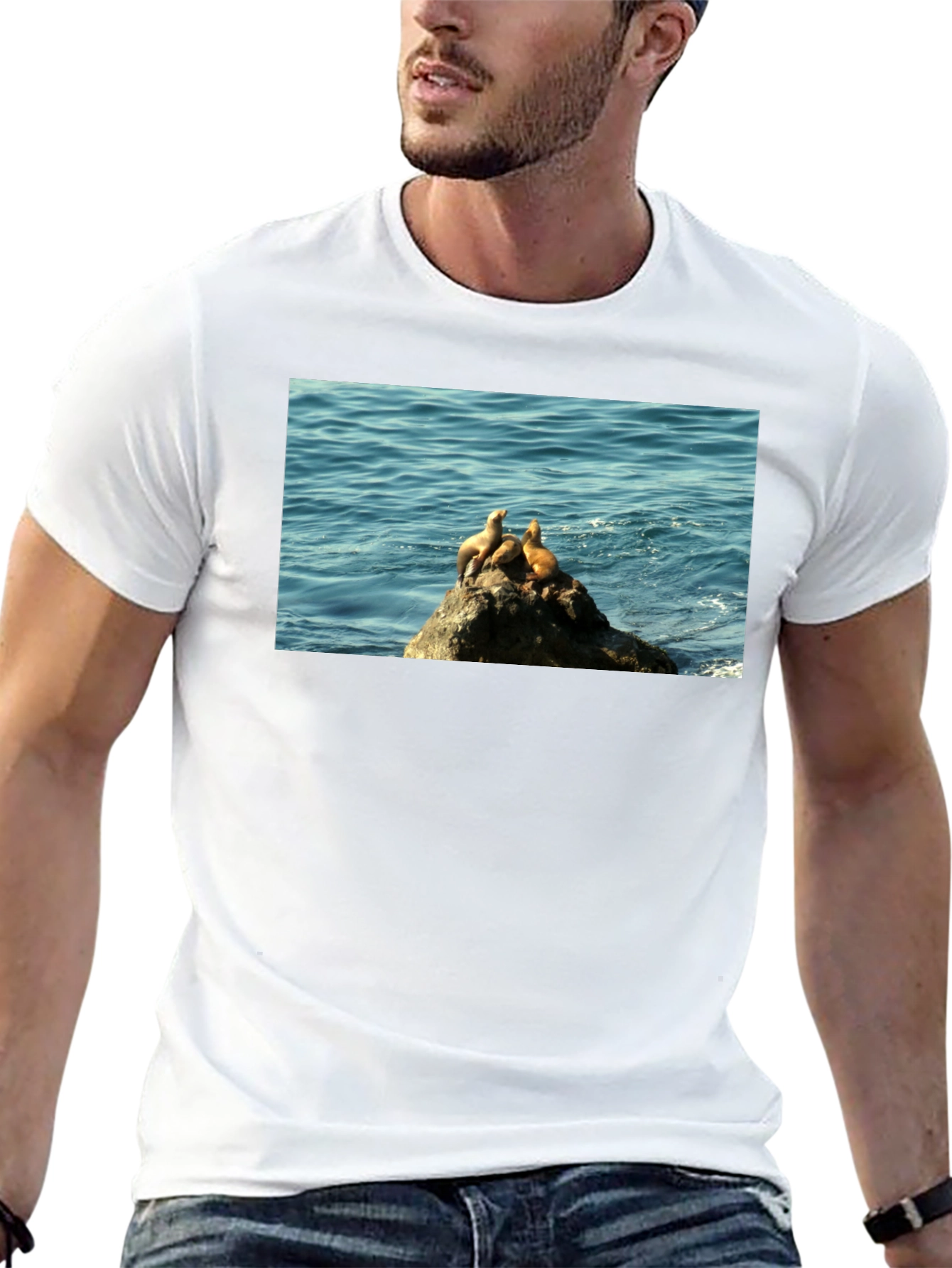 Seal Rock Black T-Shirt