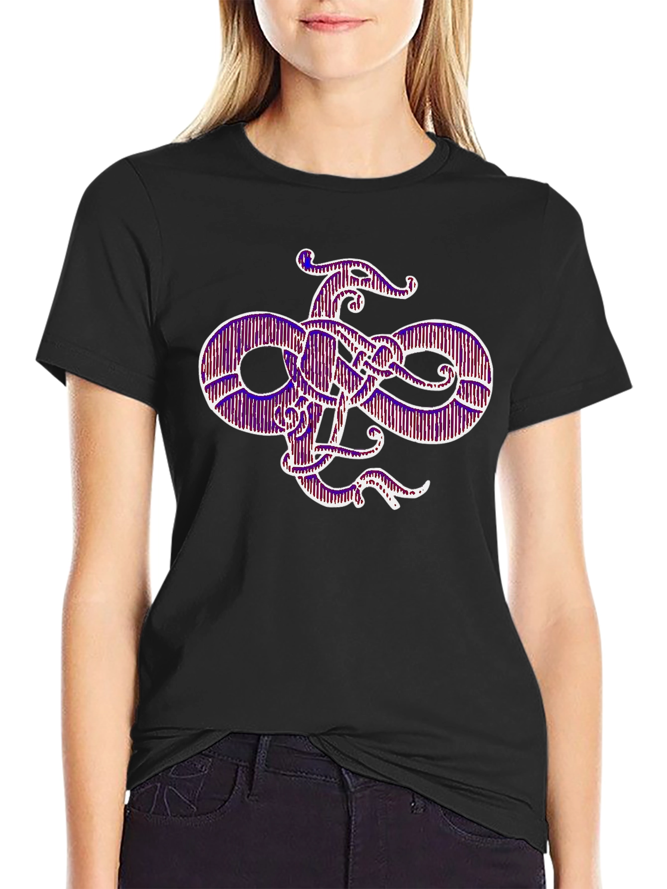 Symbol Graphic Black T-Shirt