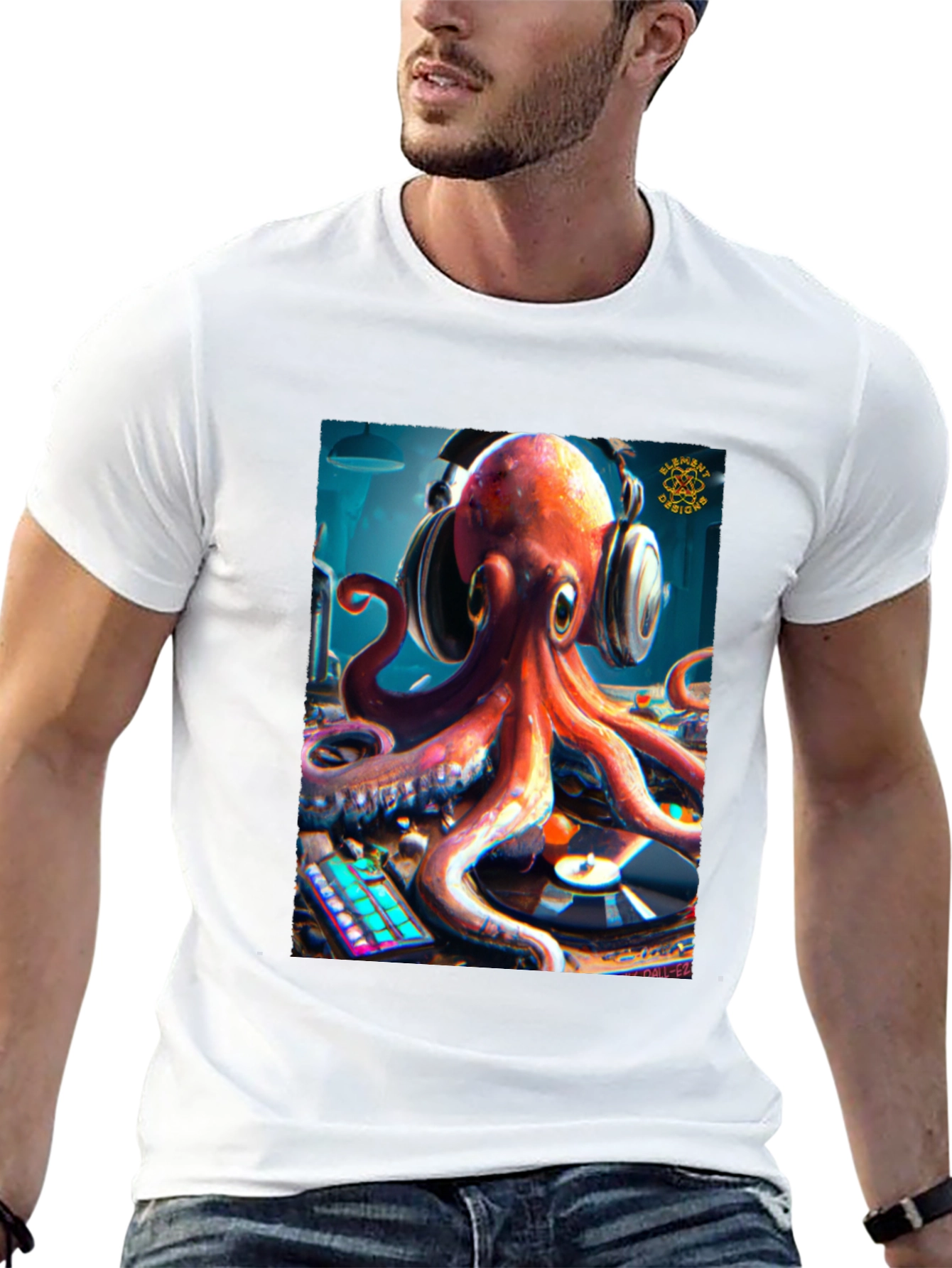 DJ Octopus Graphic Tee