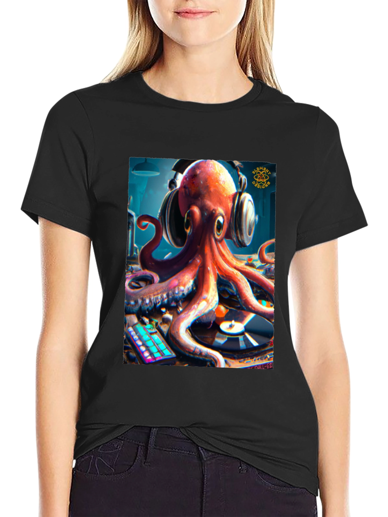 DJ Octopus Graphic Tee