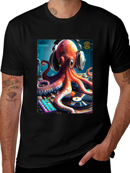 DJ Octopus Graphic Tee
