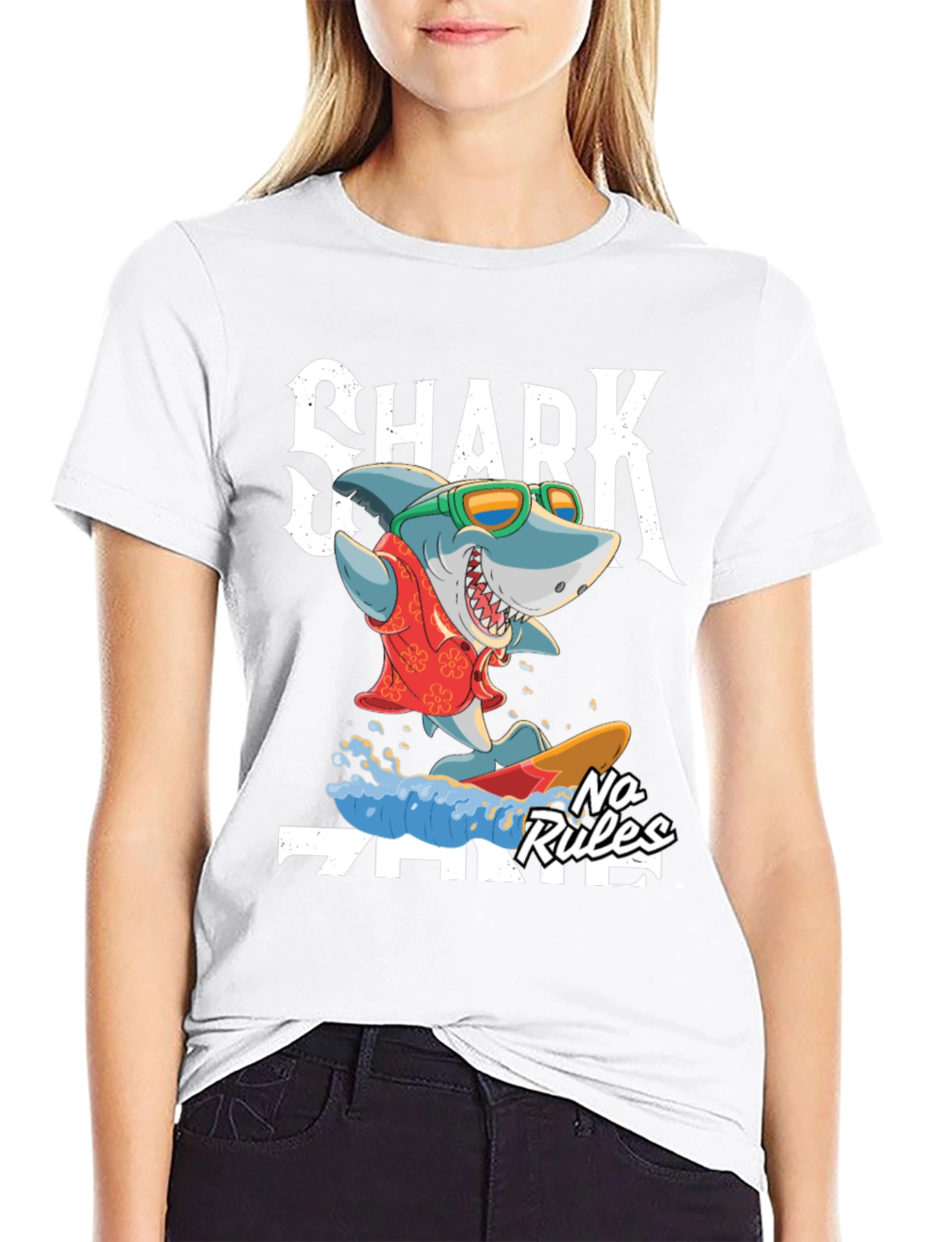 Shark Zone No Rules Graphic Tee