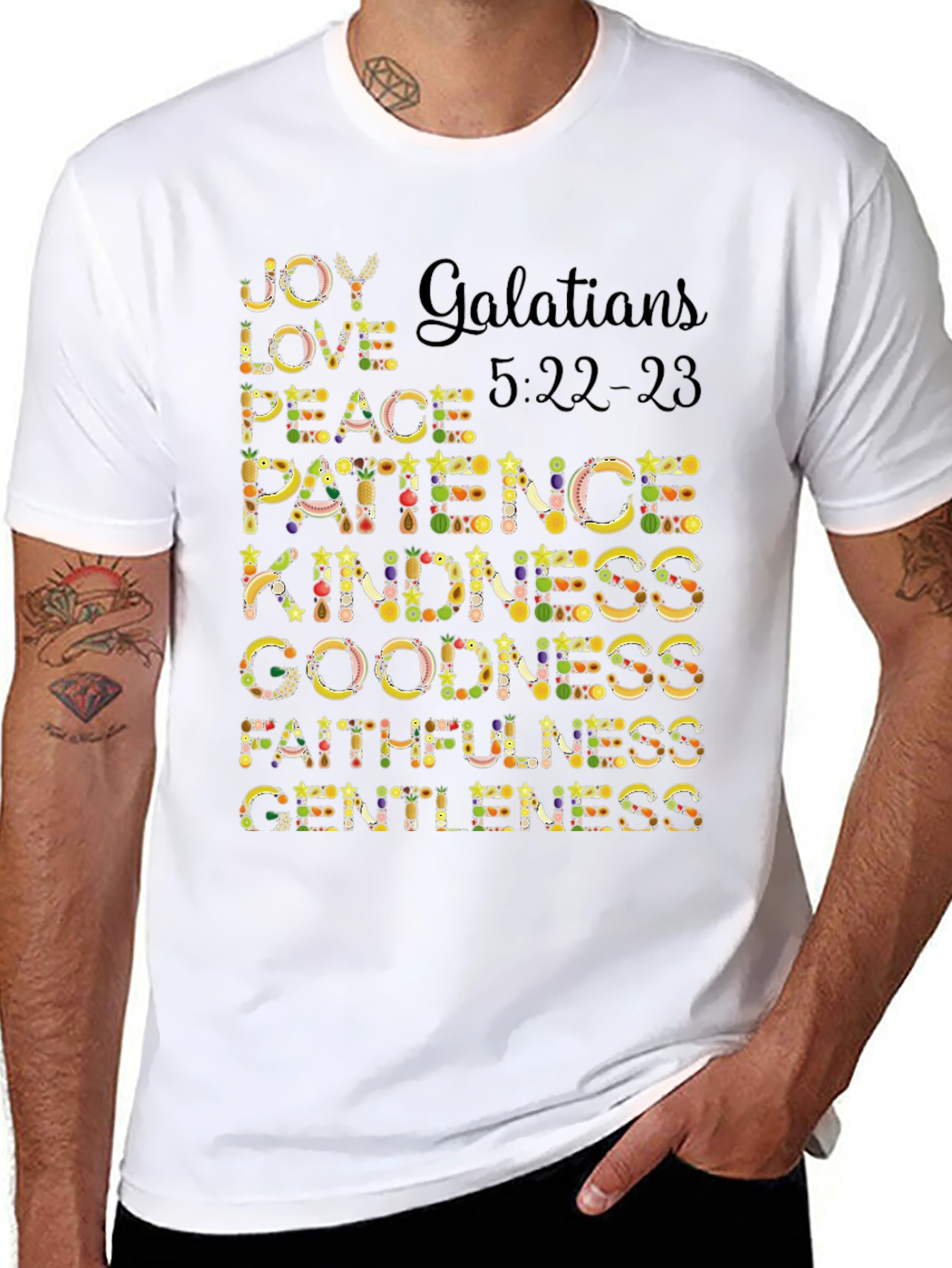 Fruit of the Spirit T-Shirt - Galatians 5:22-23