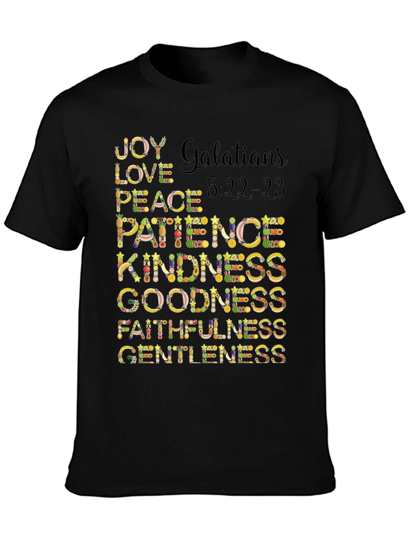 Fruit of the Spirit T-Shirt - Galatians 5:22-23