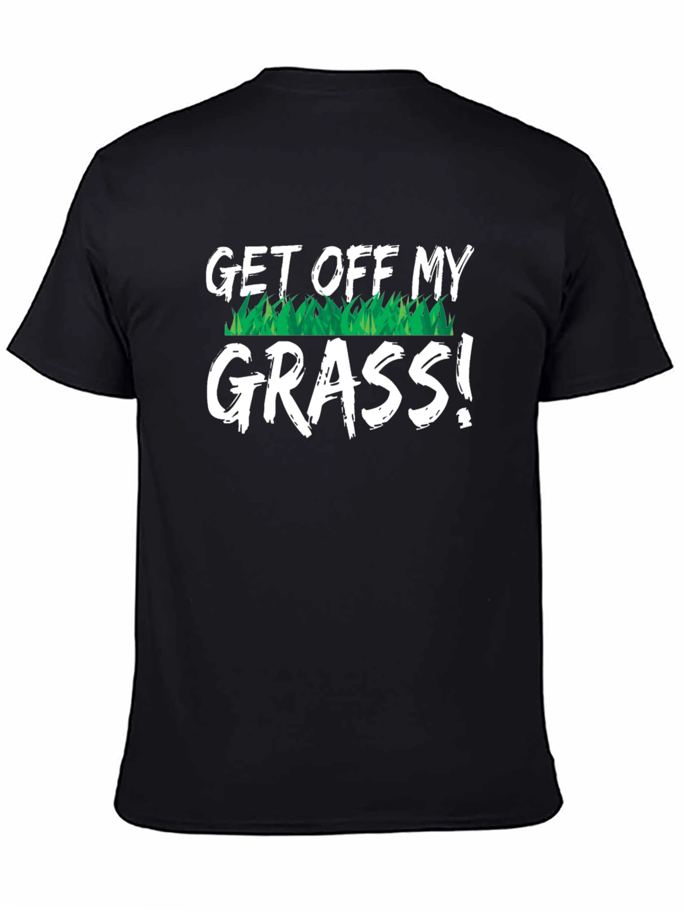 Get Off My Grass Novelty Graphic T-Shirt