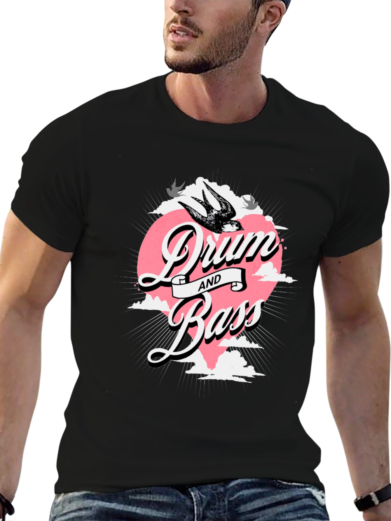 Drum and Bass Graphic T-Shirt - Music Lover Tee