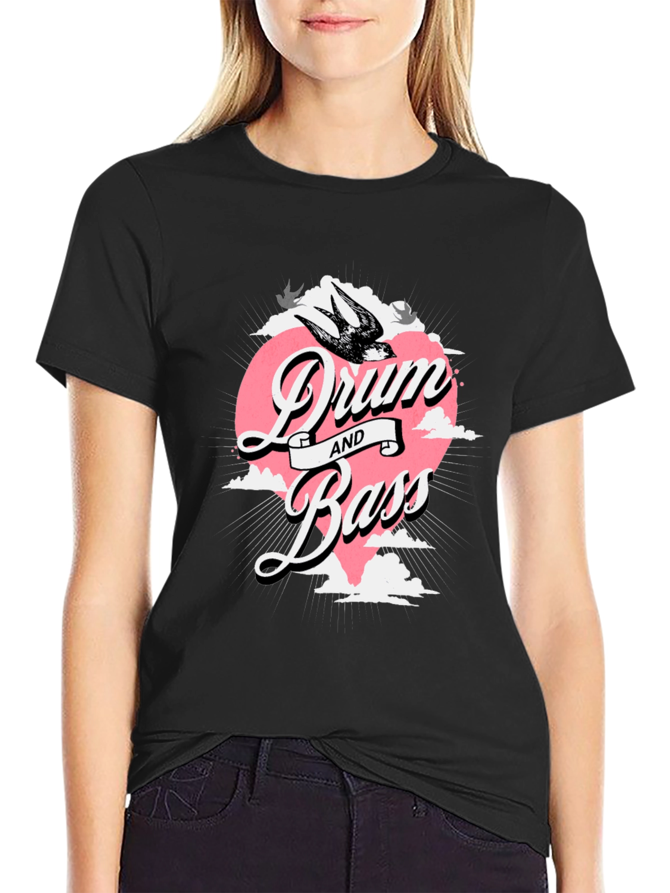 Drum and Bass Graphic T-Shirt - Music Lover Tee