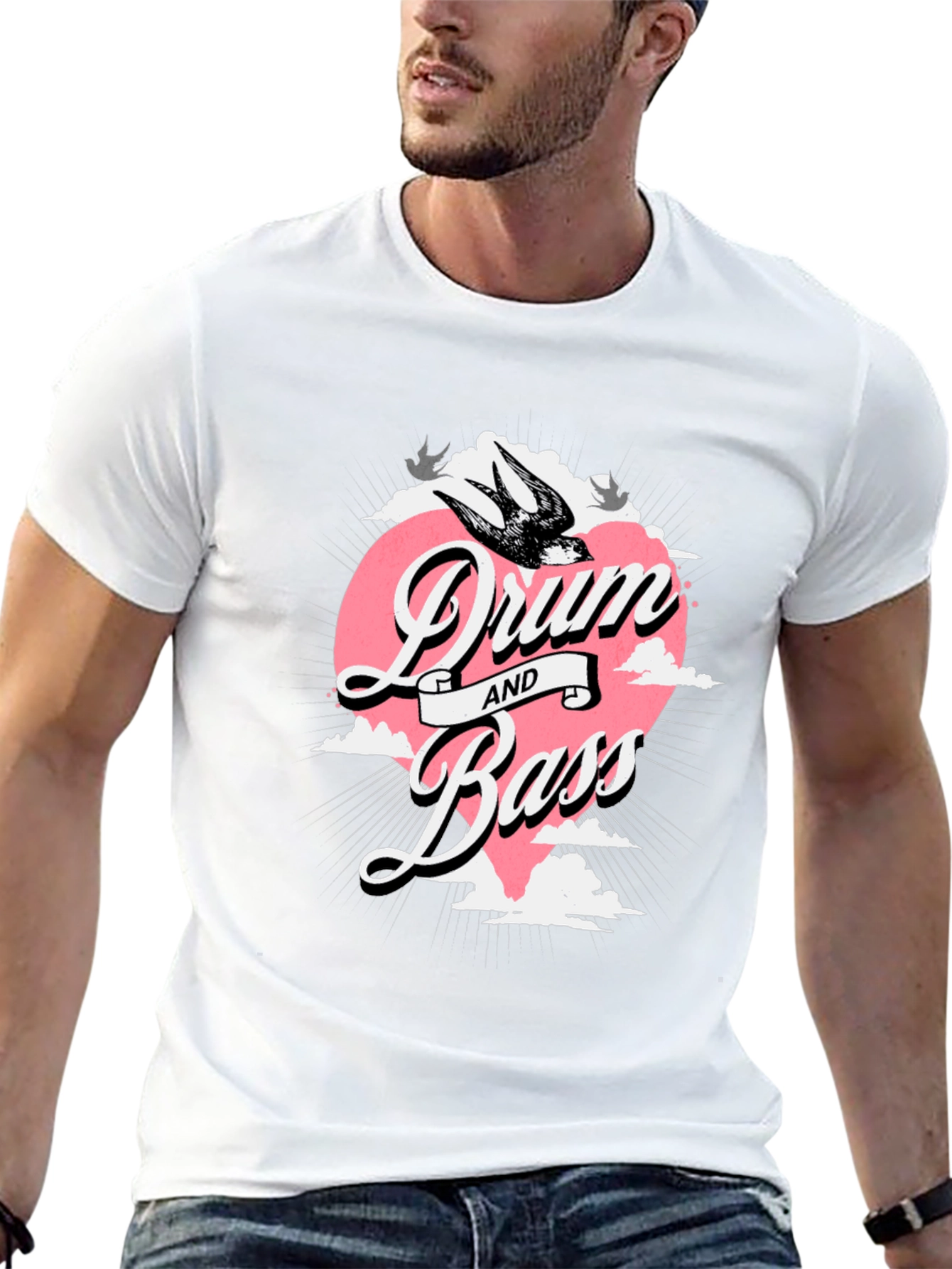 Drum and Bass Graphic T-Shirt - Music Lover Tee