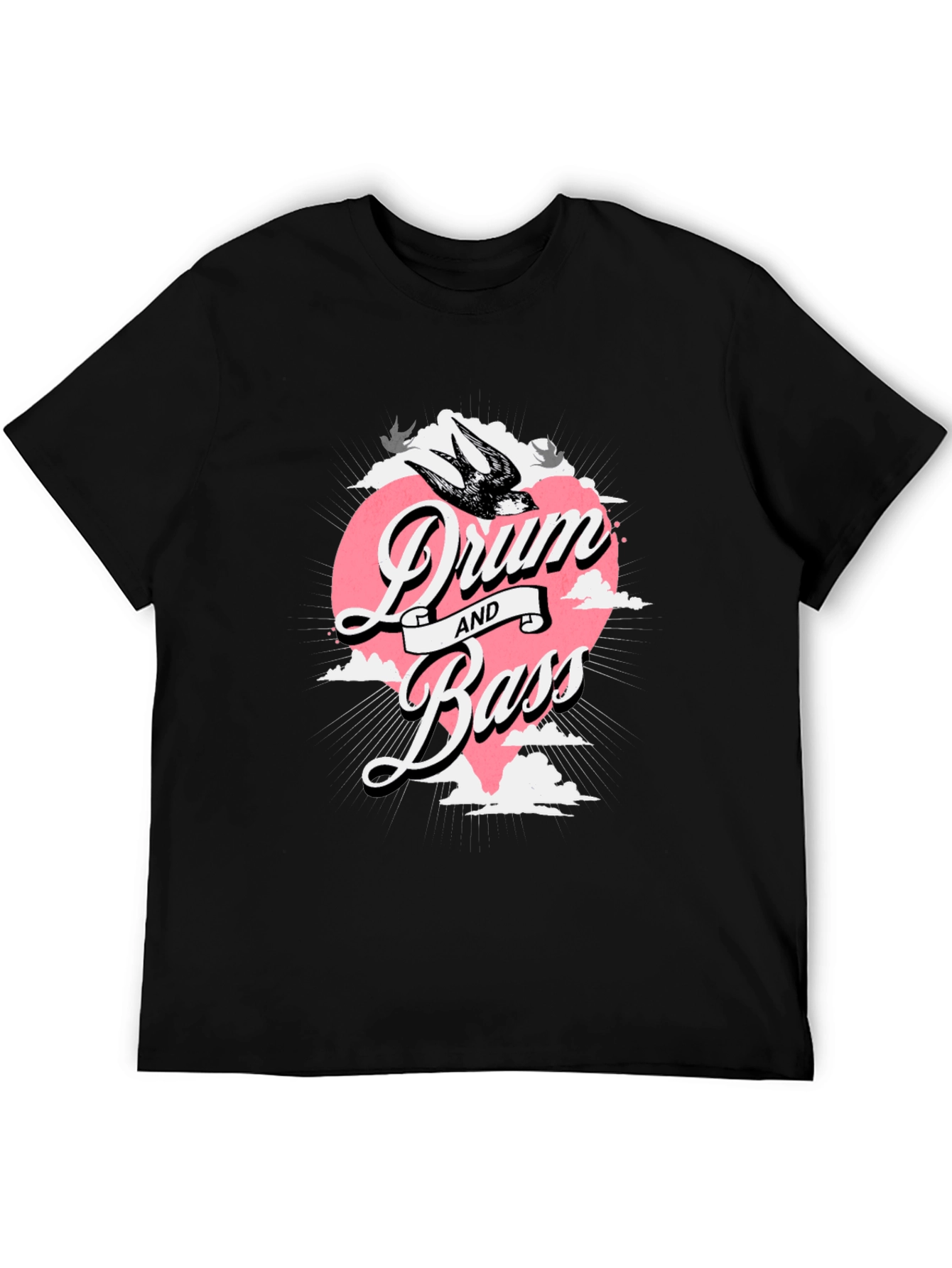 Drum and Bass Graphic T-Shirt - Music Lover Tee