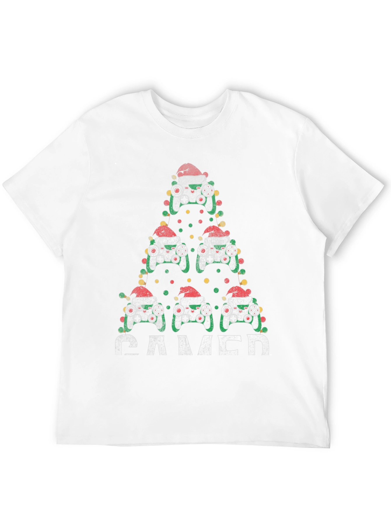 Gamer Christmas Tree Controller T-Shirt