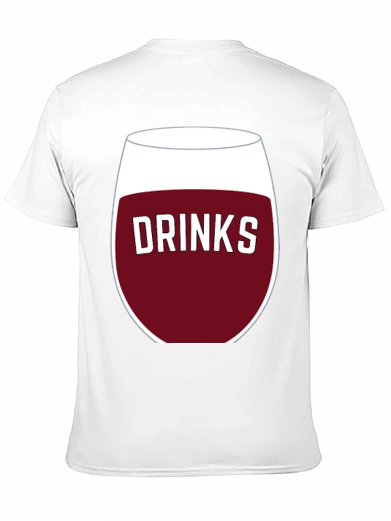 Drinks Wine Glass Graphic T-Shirt