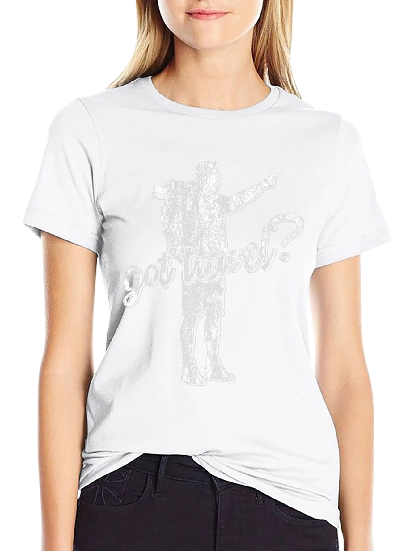 Got Travel? Black Graphic Tee