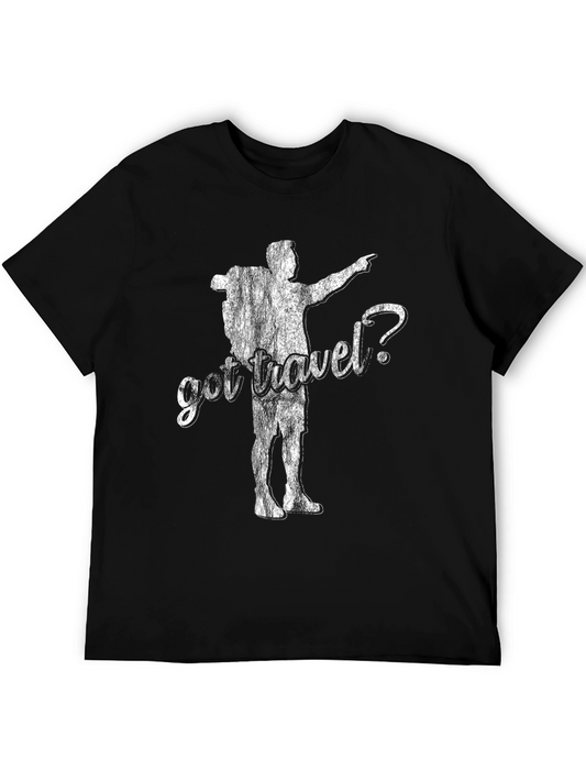 Got Travel? Black Graphic Tee