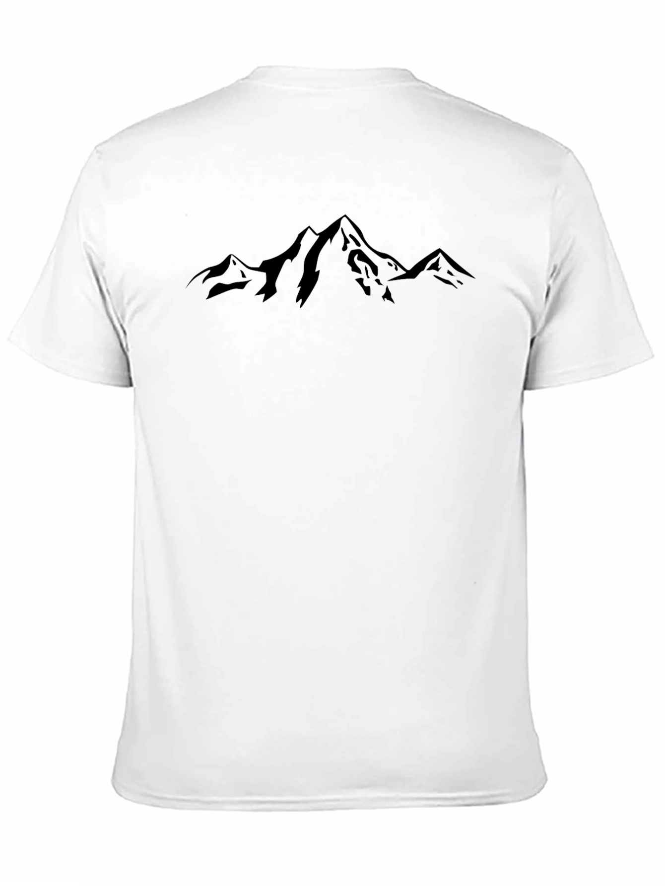 Mountain Peak Graphic Tee - Black