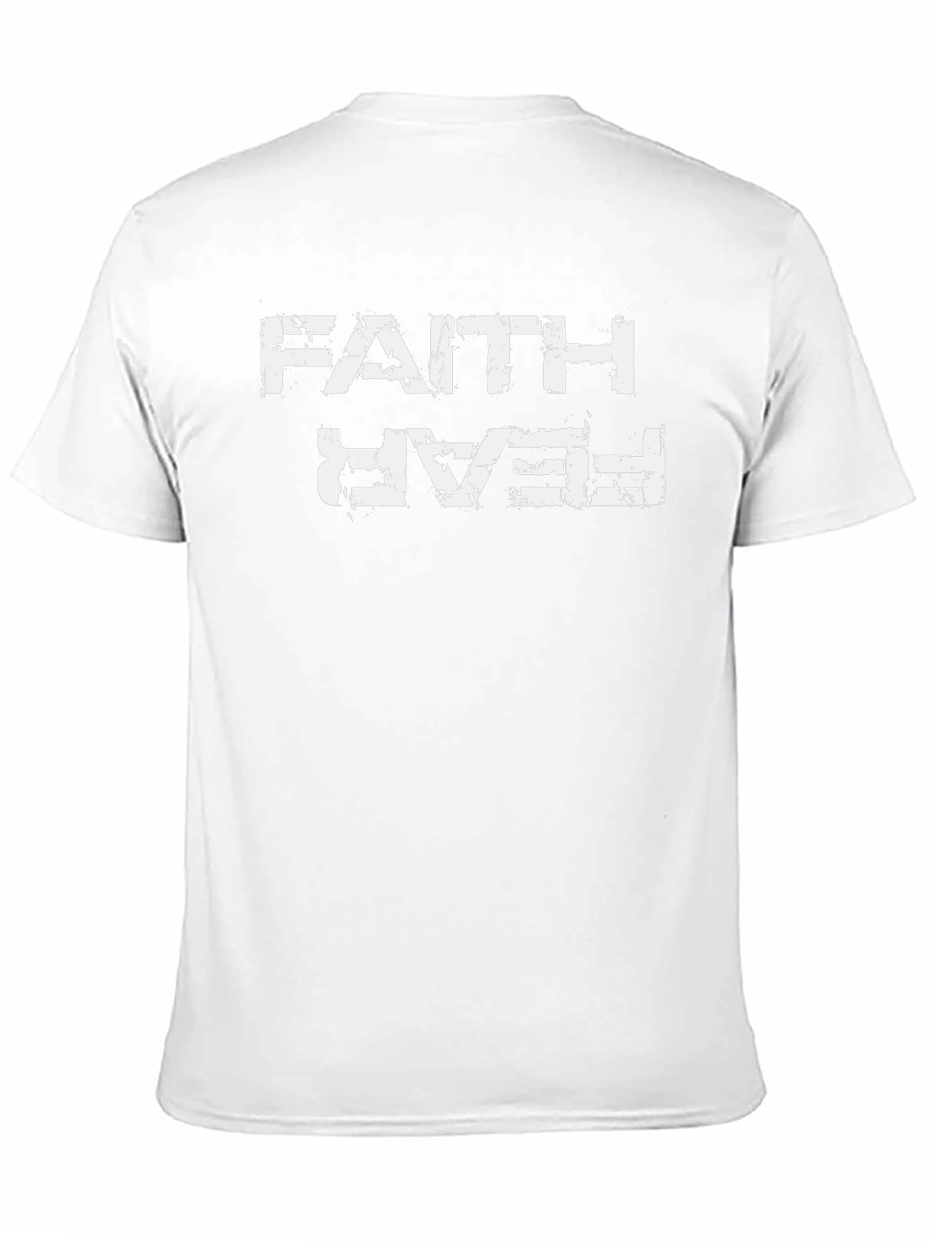 Faith Over Fear Graphic Tee - Black Cotton Blend