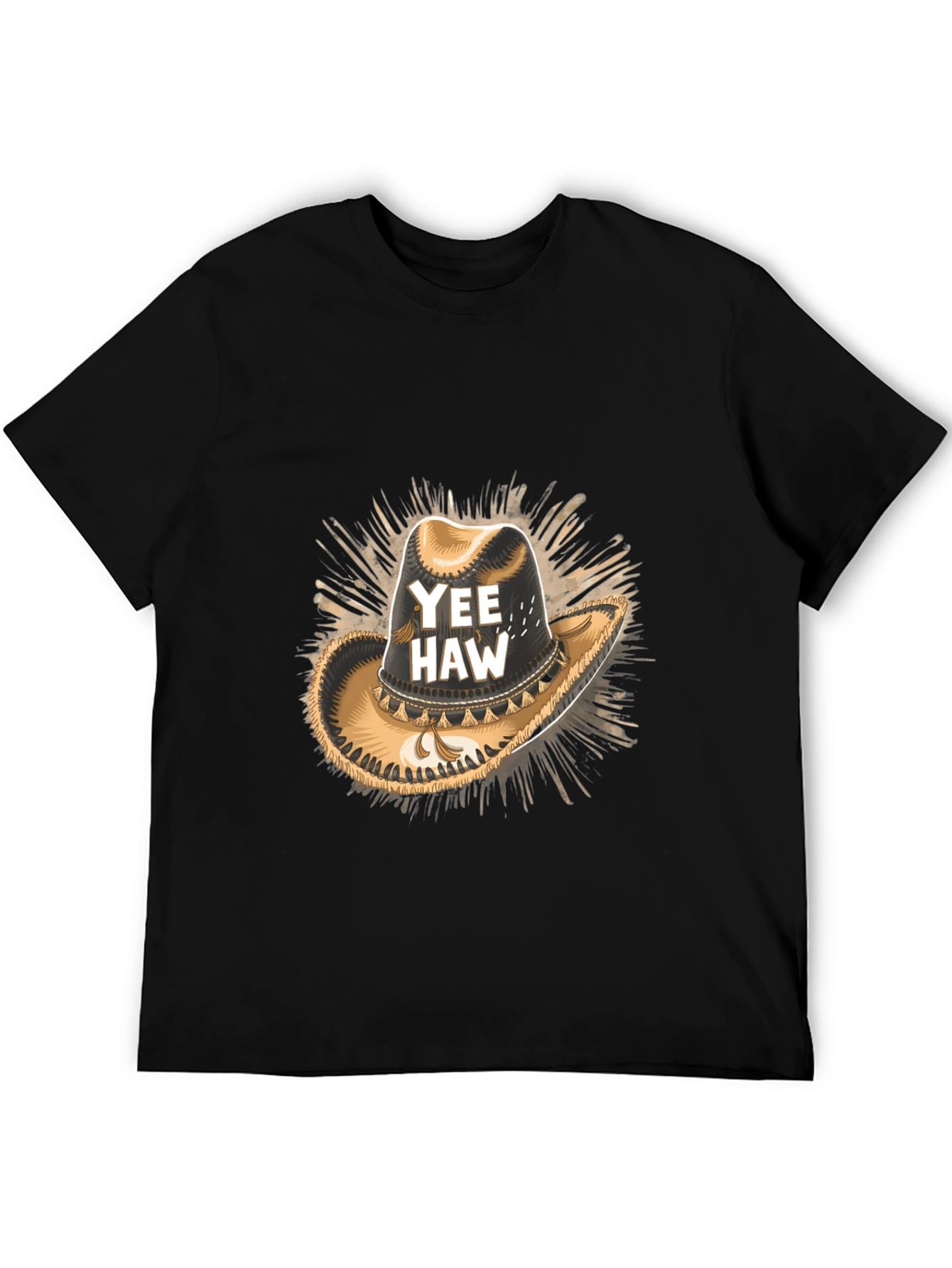 Yee Haw Cowboy Hat Graphic T-Shirt