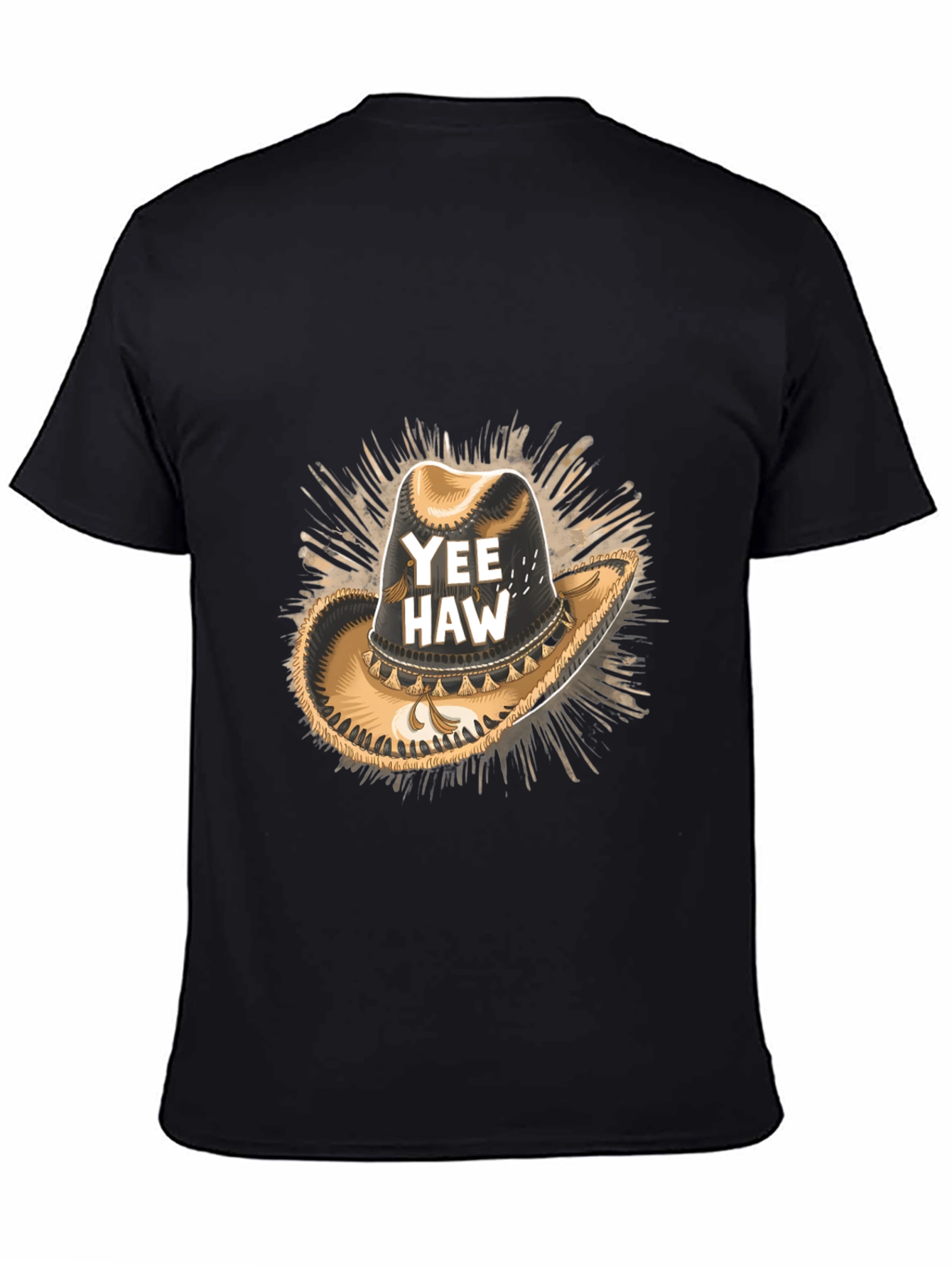Yee Haw Cowboy Hat Graphic T-Shirt