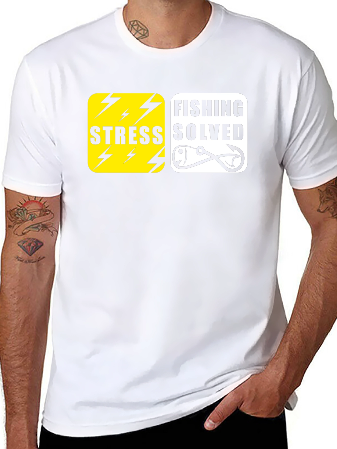 Stress Solved Fishing T-Shirt