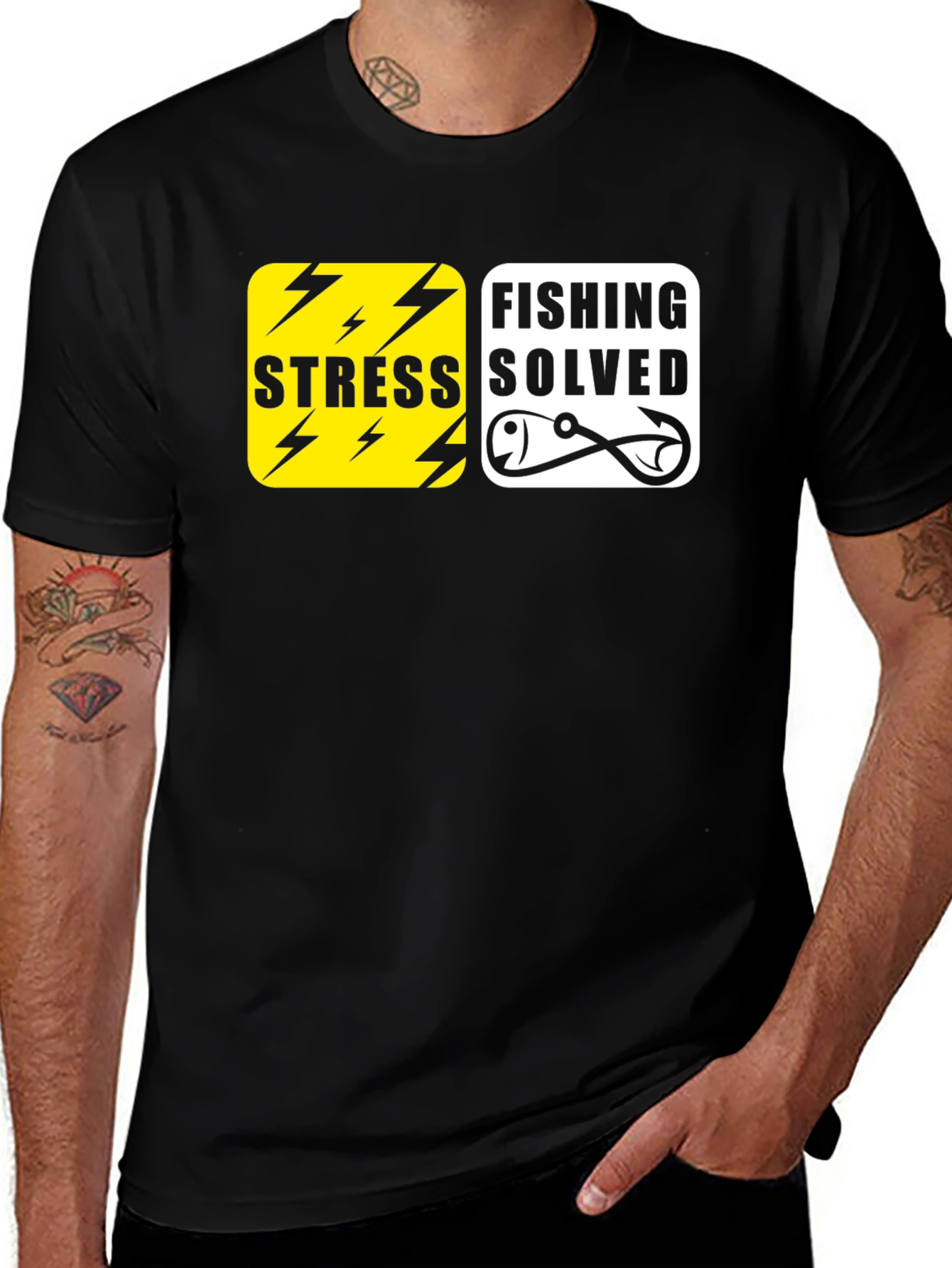 Stress Solved Fishing T-Shirt
