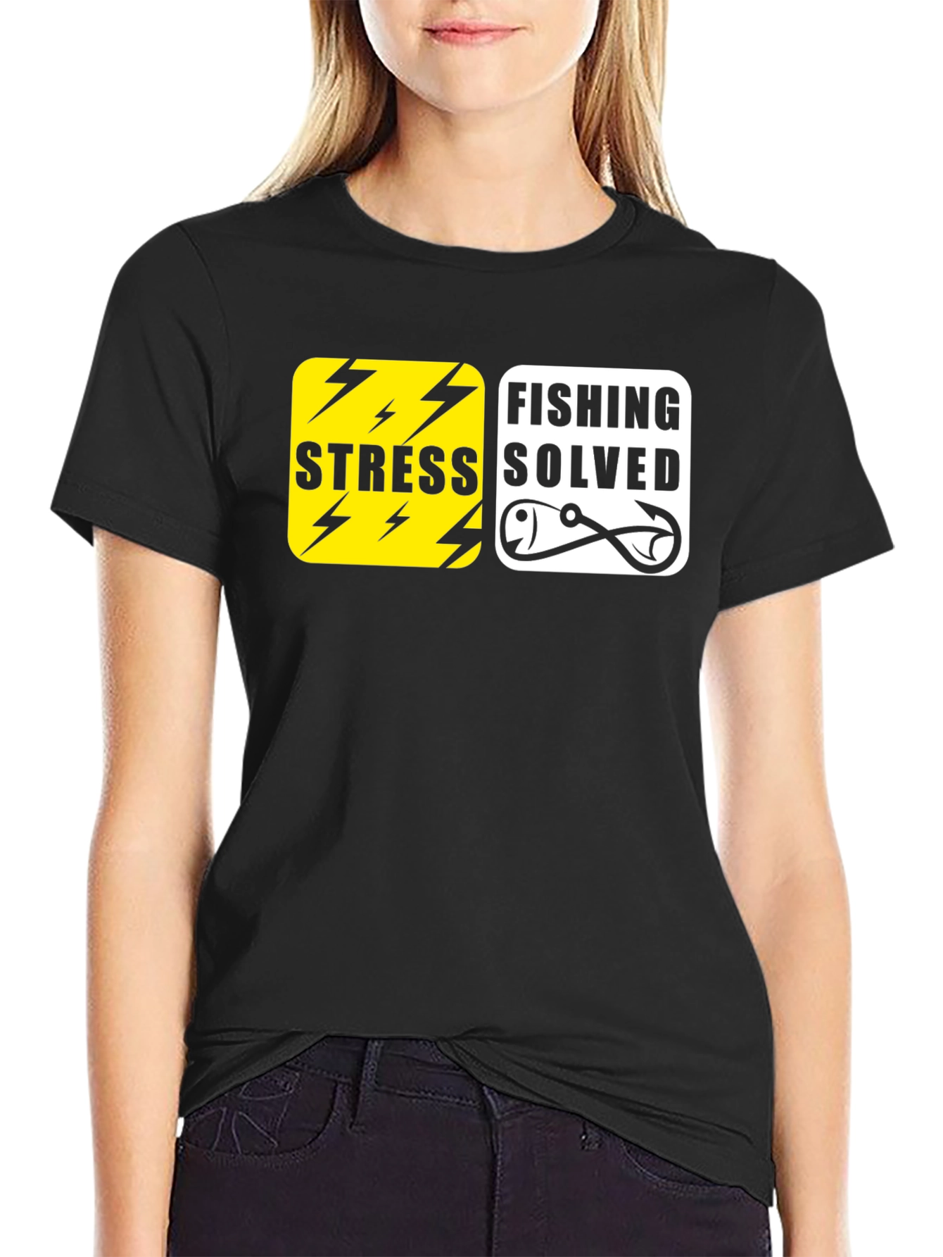 Stress Solved Fishing T-Shirt