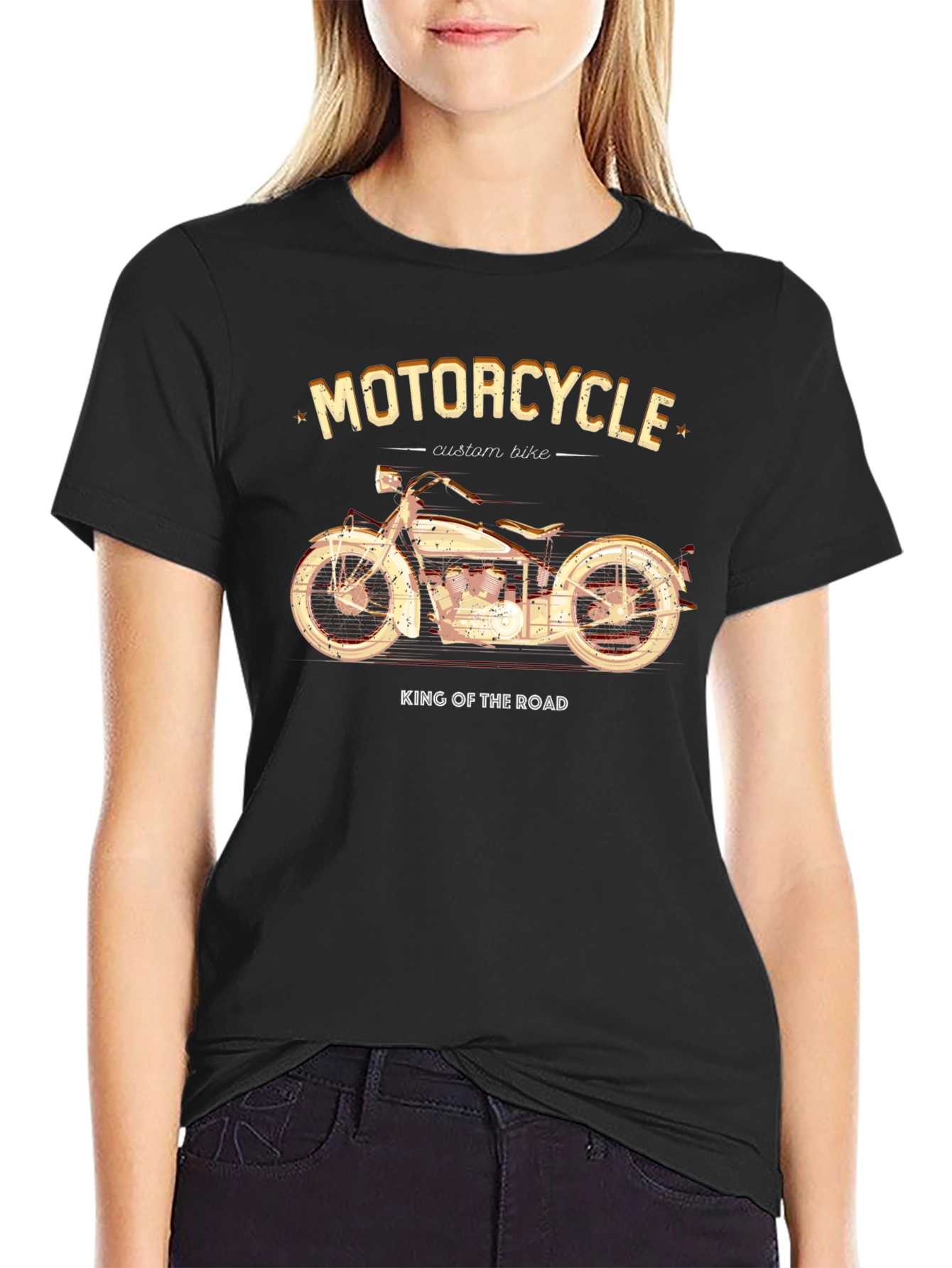 Motorcycle Custom Bike Graphic T-Shirt