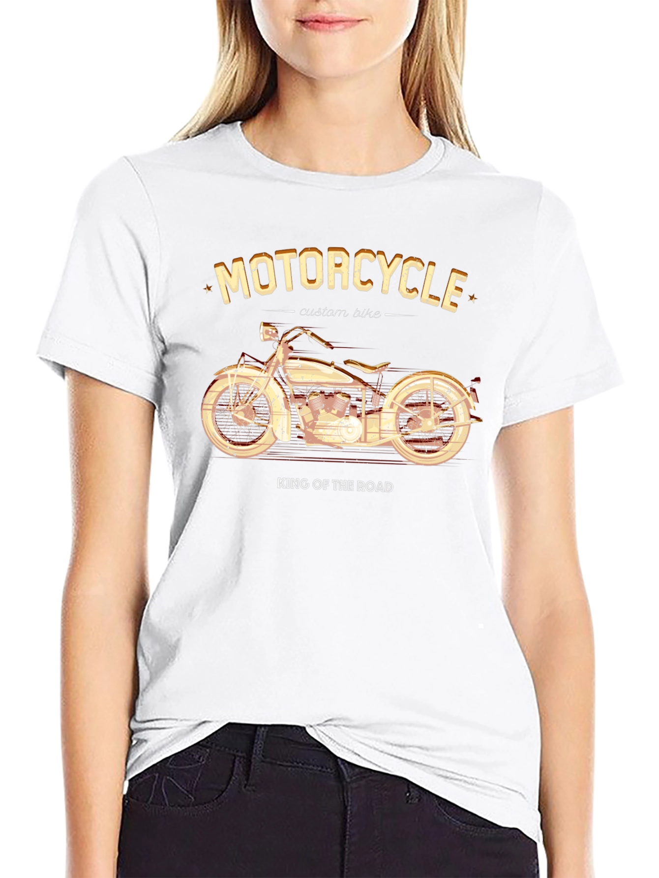 Motorcycle Custom Bike Graphic T-Shirt