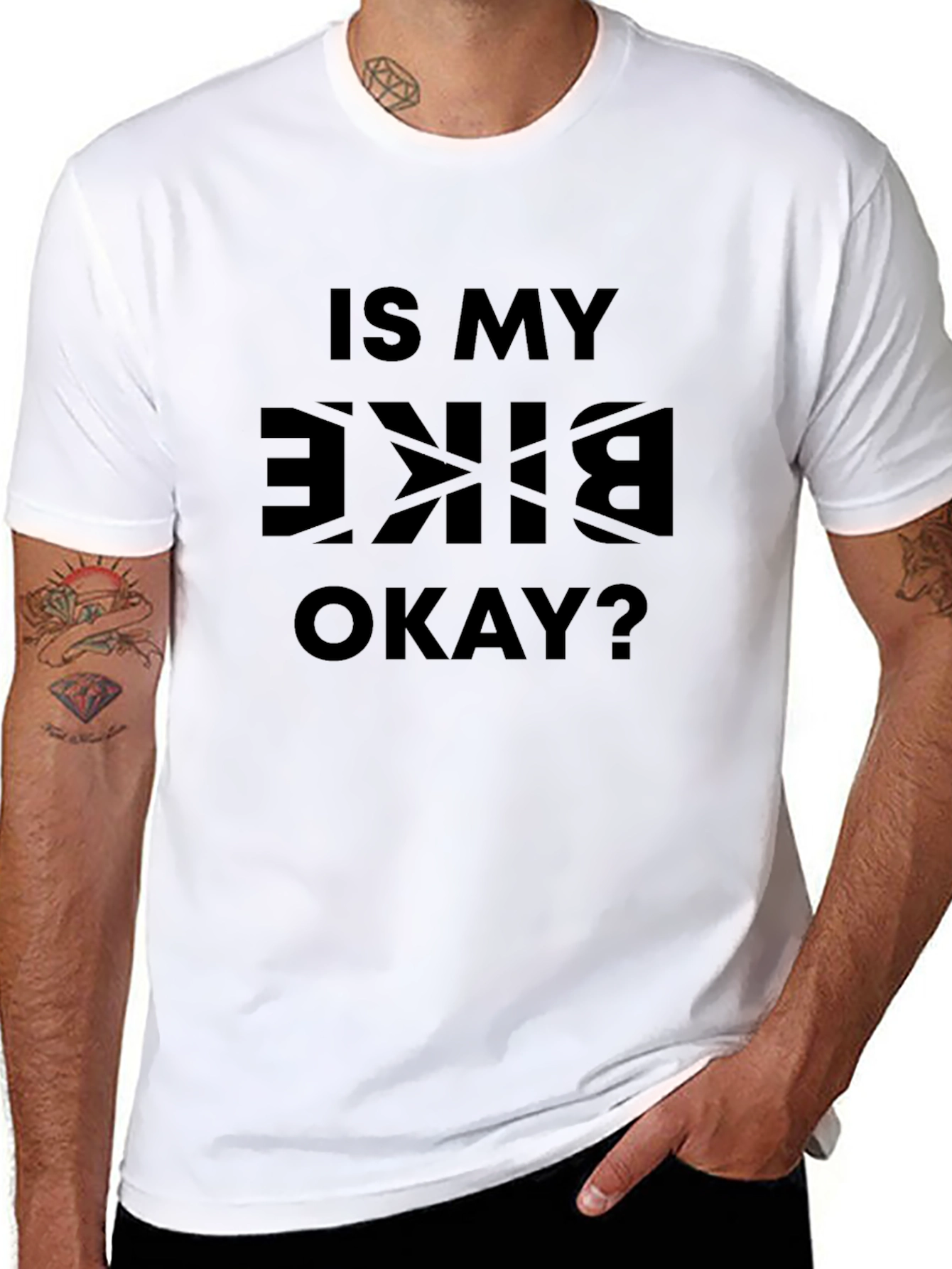 Is My Bike Okay? Funny Graphic Tee