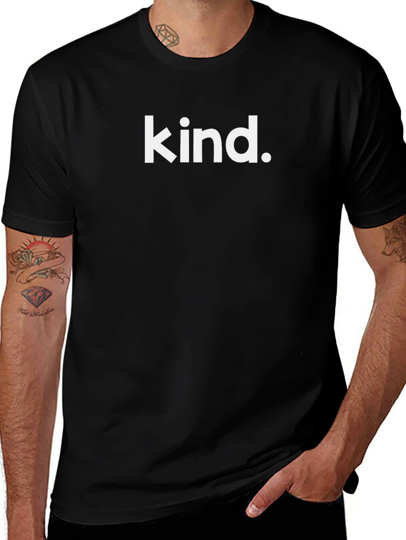 Kind. Black Graphic Tee - Be Kind