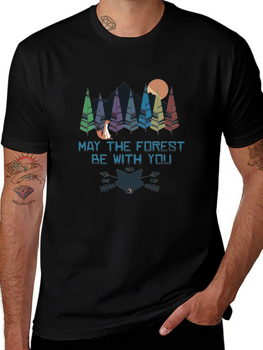 Forest Graphic Tee - May the Forest Be With You