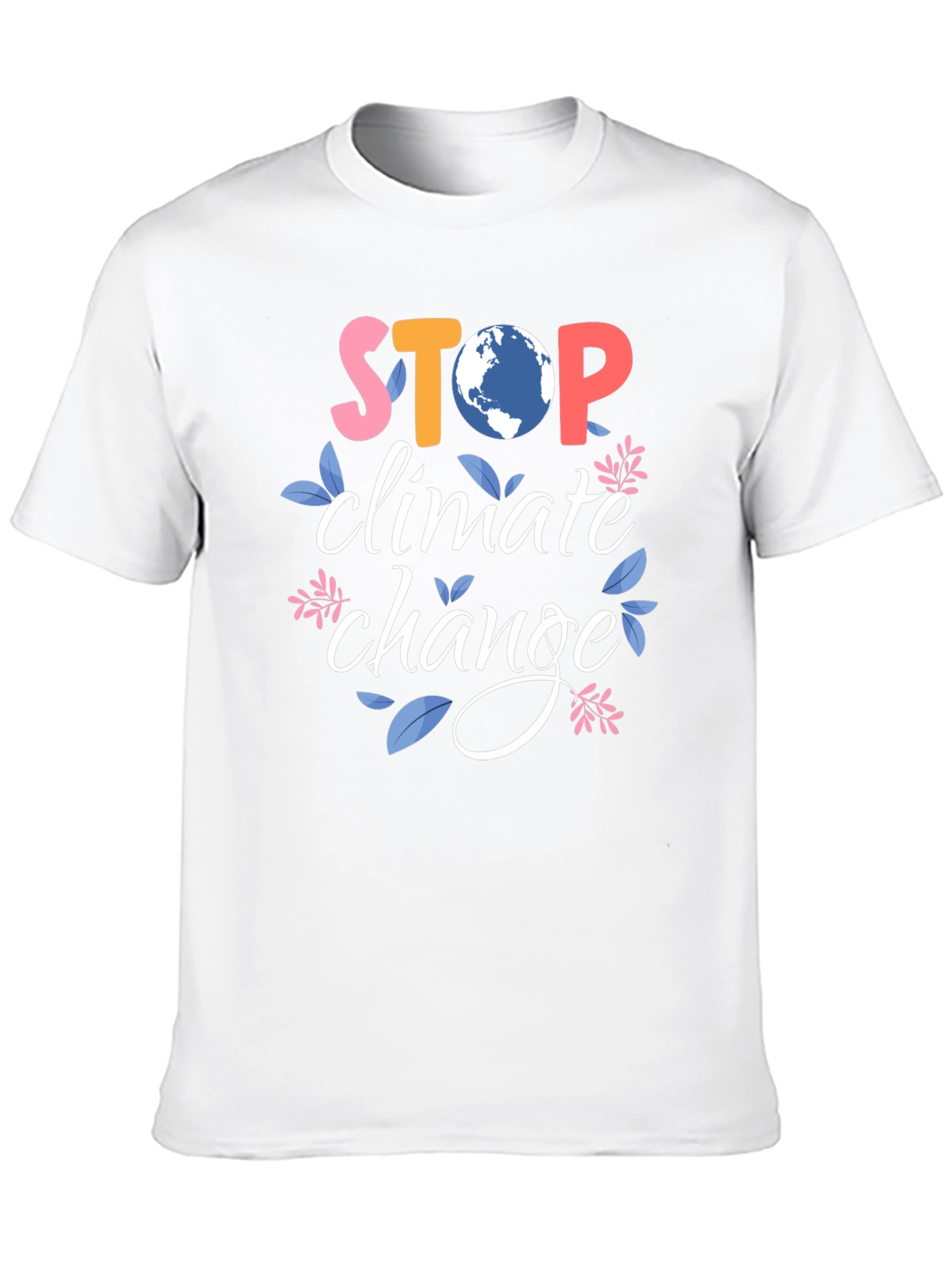 Stop Climate Change Graphic T-Shirt