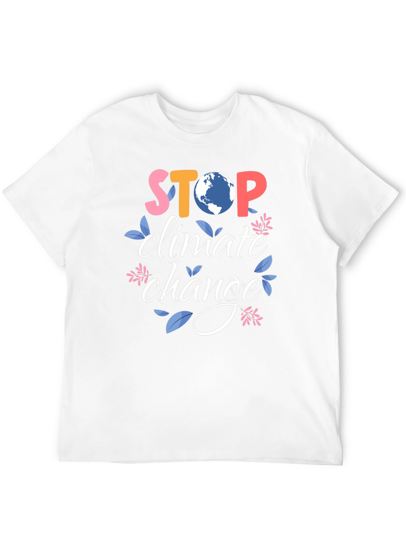 Stop Climate Change Graphic T-Shirt