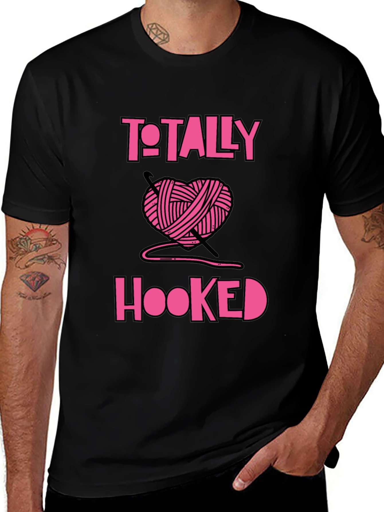 Totally Hooked Crochet T-Shirt