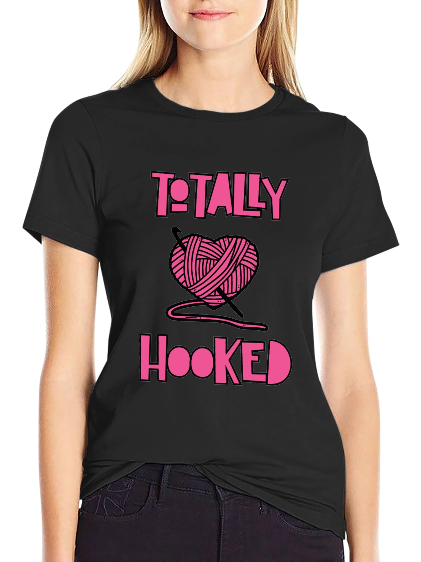Totally Hooked Crochet T-Shirt